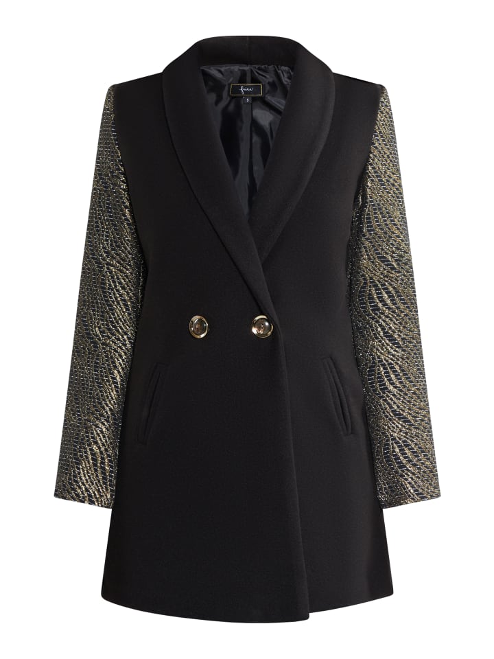 Damen Mantel in Schwarz