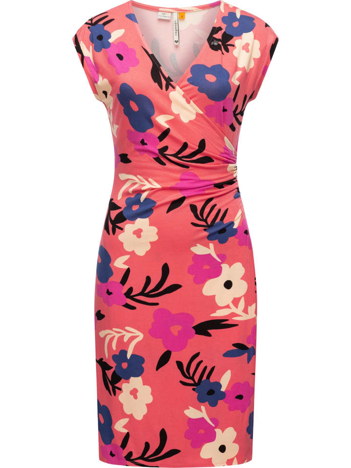 Sommerkleid Crupi Print in Coral