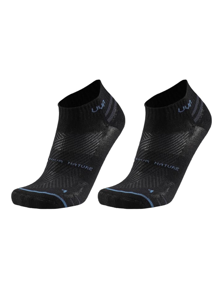 Socken 2er Pack in Schwarz