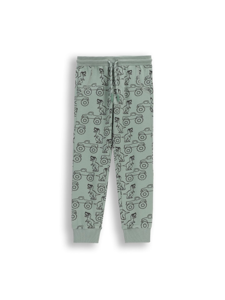 Schlanke jogginghose in grün