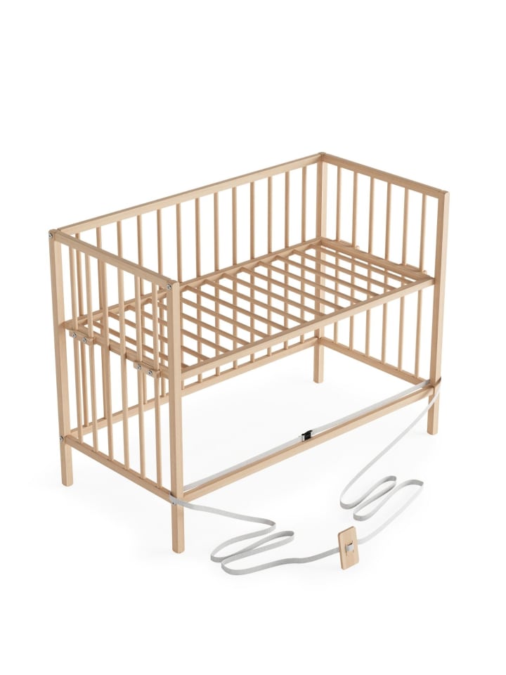 Beistellbett mit Umbauseite - natur - Dreamy 4 in 1 Bett