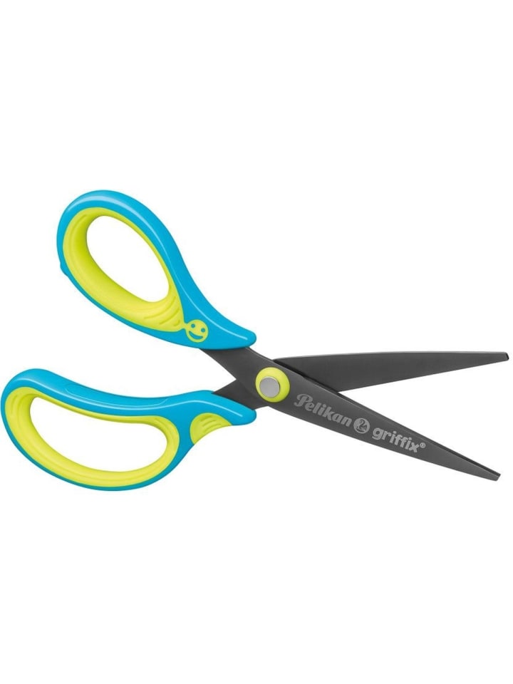 Schulschere griffix links spitz neon Fresh Blue