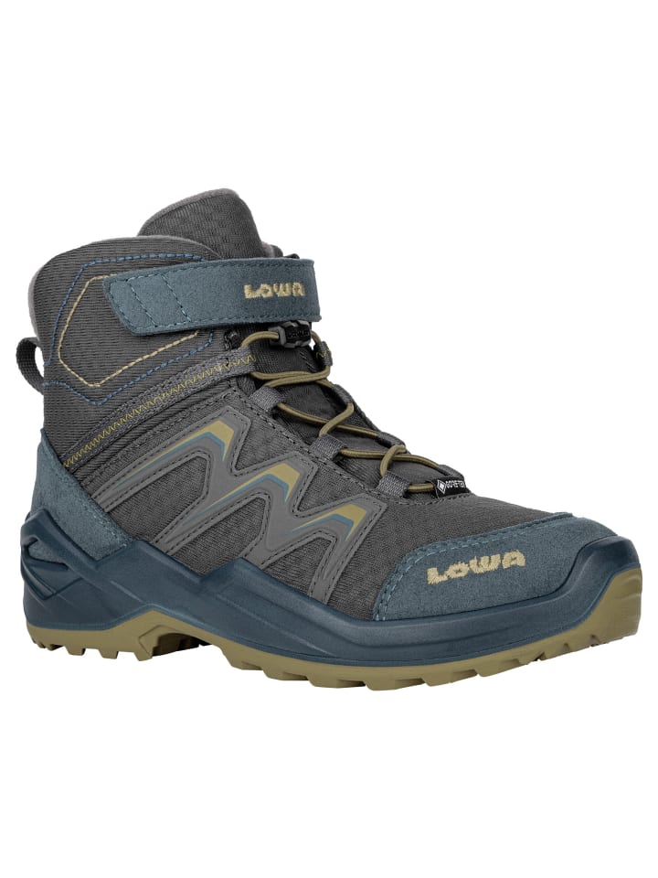 Maddox Warm GTX Mid Jr Maddox Warm GTX Mid Jr in petrol/senf