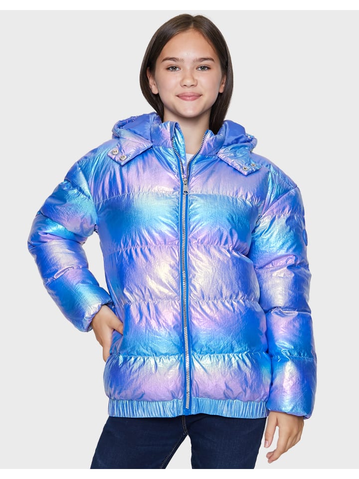 Steppjacke Metallic Star in Lilac