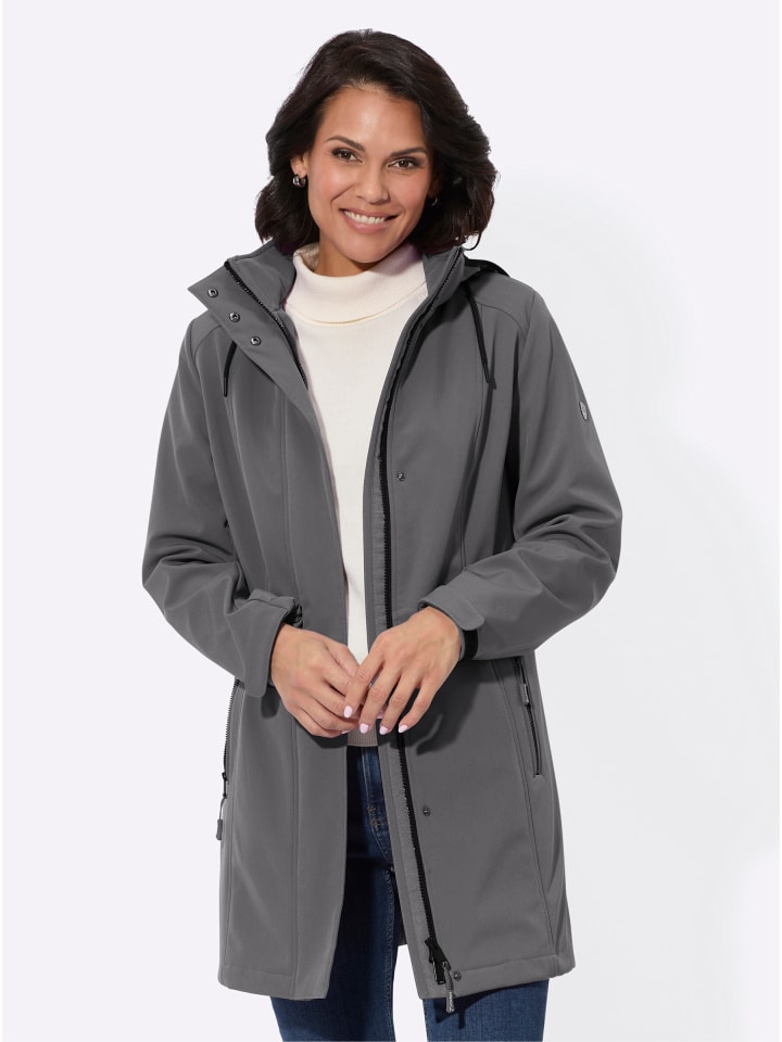 Softshell-Longjacke in anthrazit