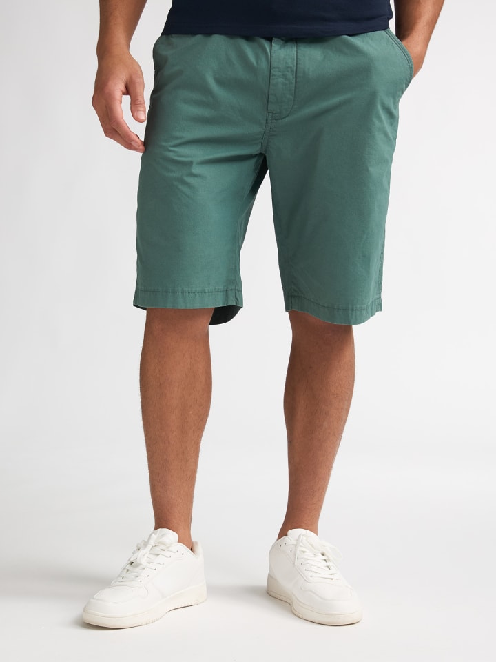 Chino-Shorts aus Twill Drift in Grün