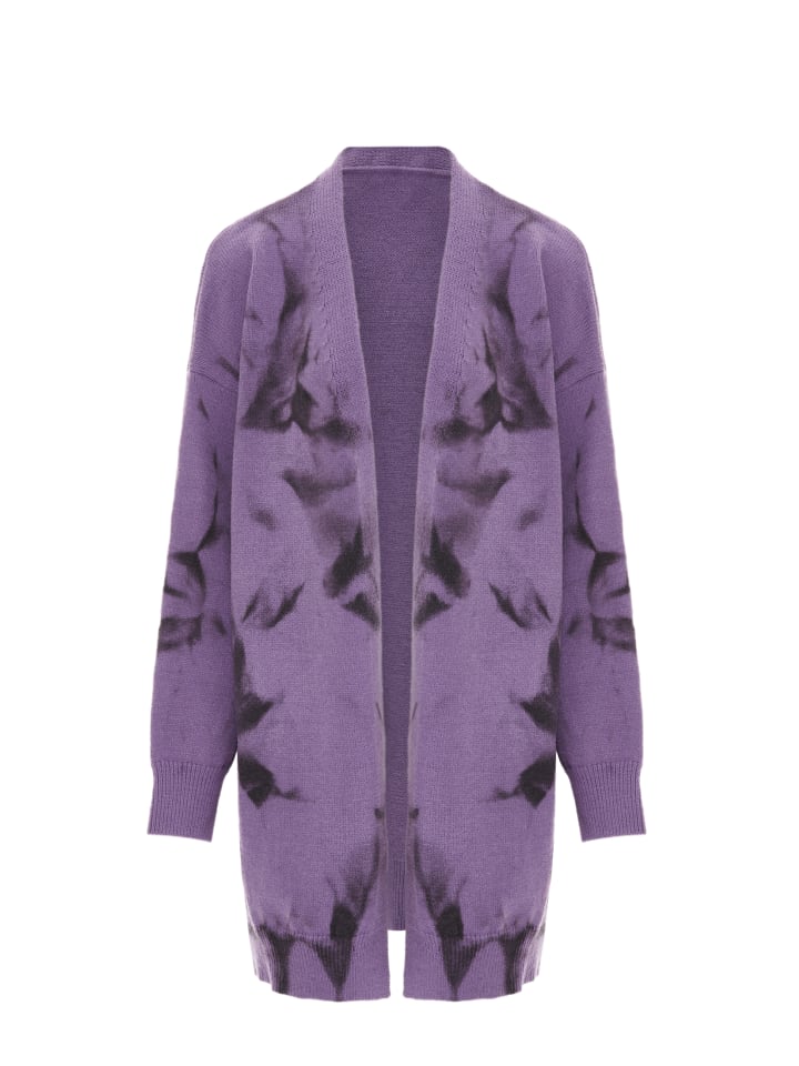 Women Strickjacke in Flieder