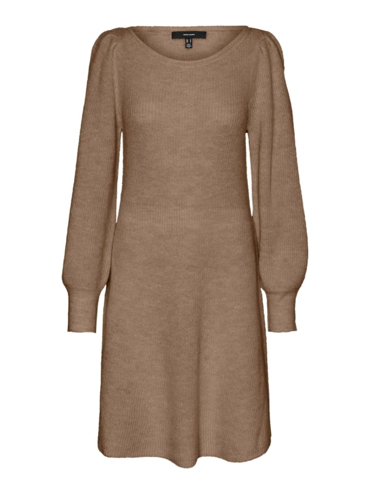 Strickkleid in Sepia Tint
