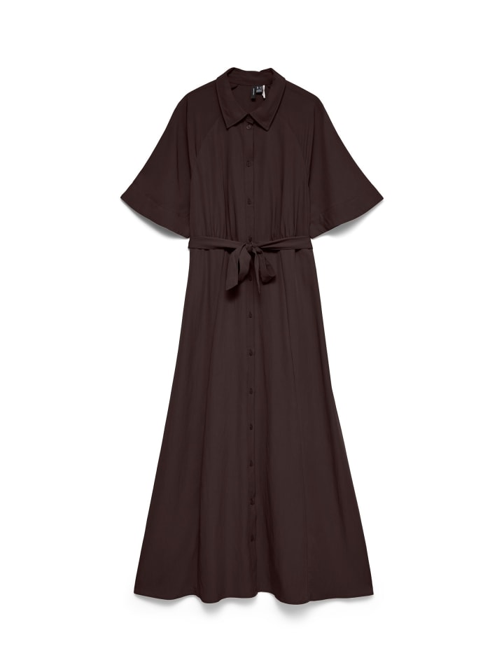 Hemdblusenkleid in Chocolate Torte