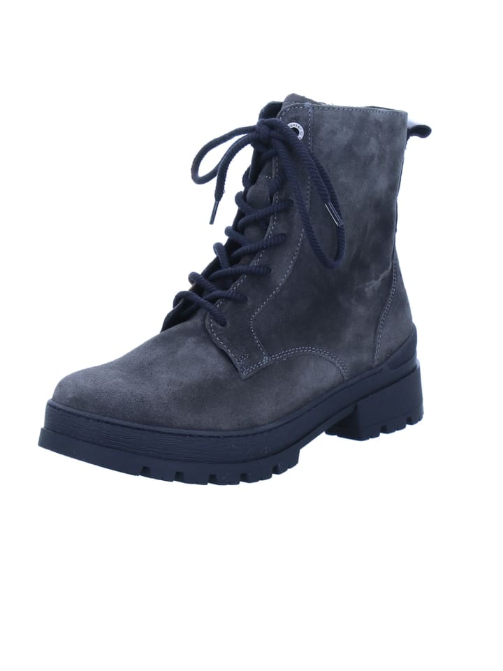 Schnürstiefeletten Gela in antrazit