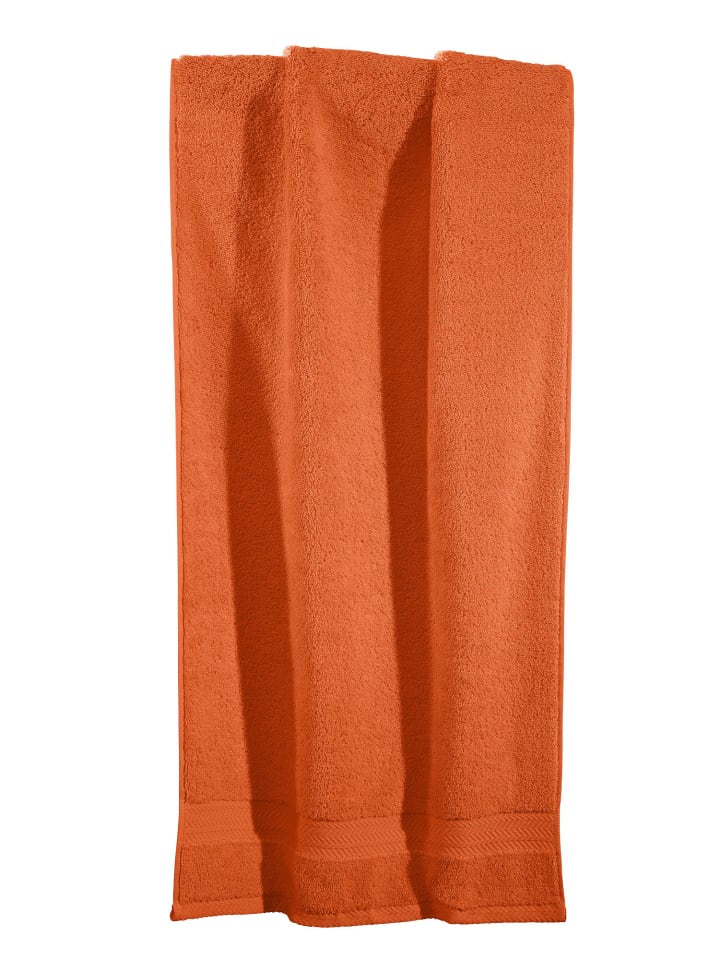 Frottier Duschtuch Friedrichshafen in orange