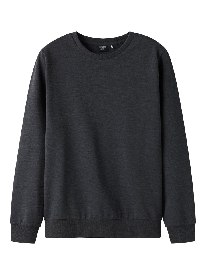 Sweatshirt in Dark Grey Melange