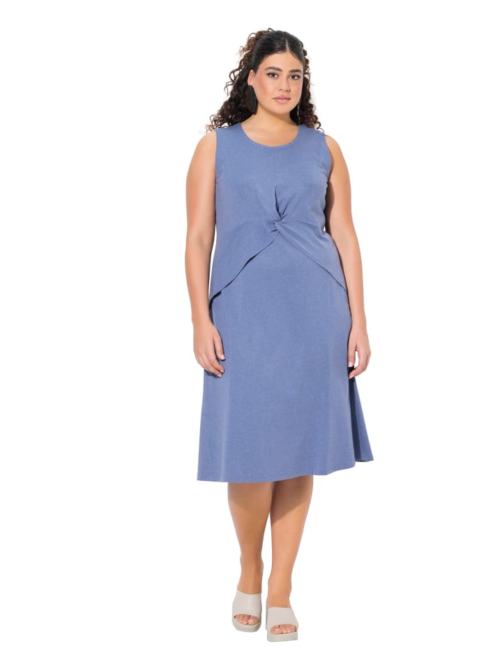 Jerseykleid in atlantikblau