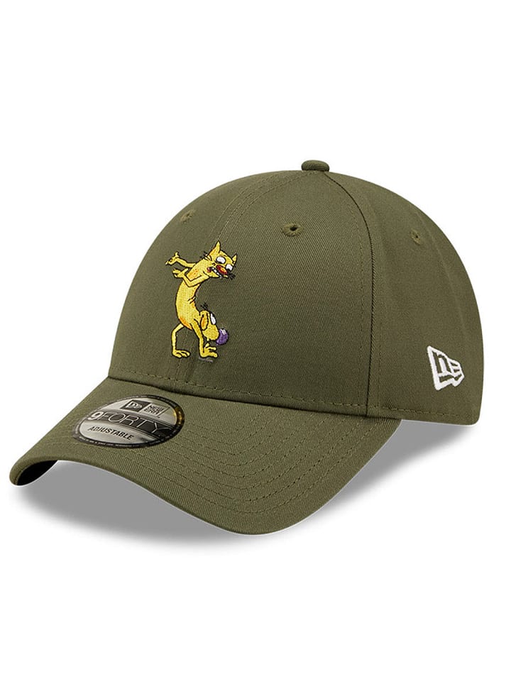 9FORTY Cap mit Catdog Motiv Verstellbar Gebogen in Grün