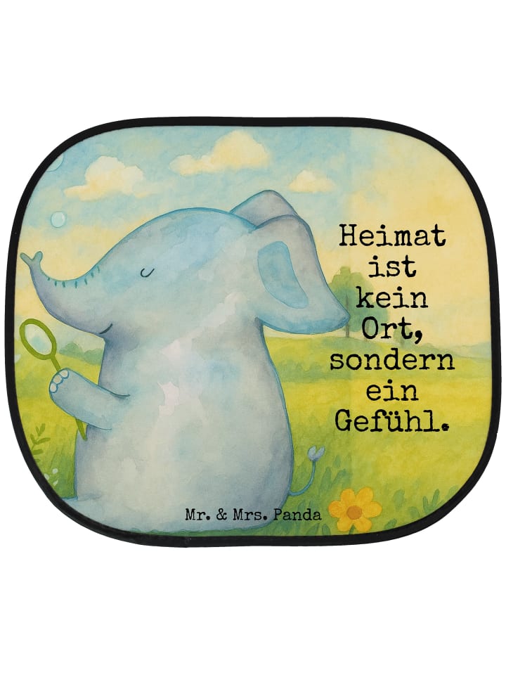 Sonnenschutz Auto Elefant Seifenblasen Design m... in Weiß