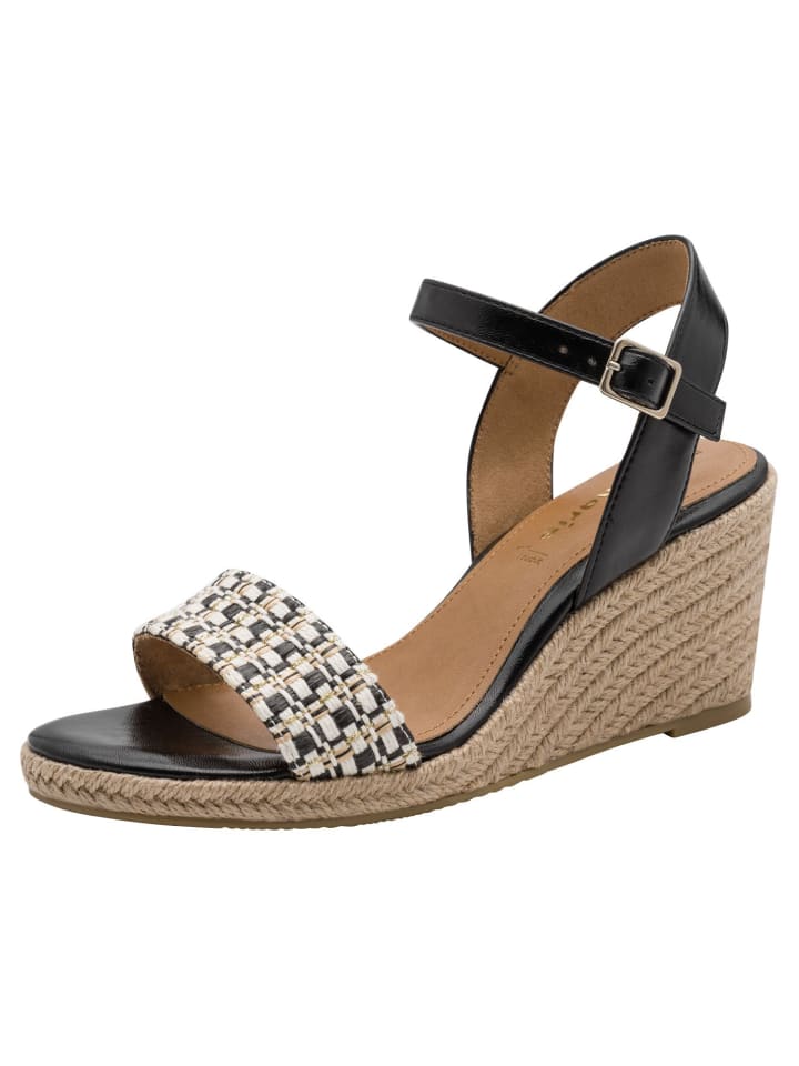 Sandalette in BLACK COMB