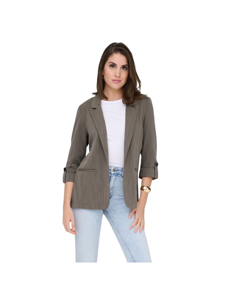 Beige Viskose Blazer
