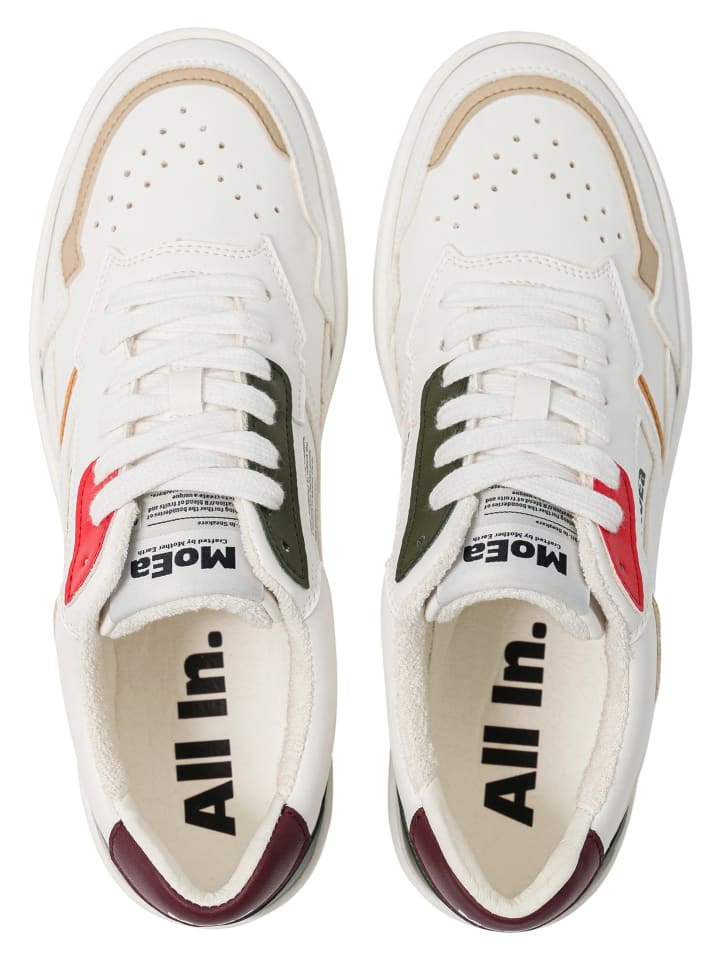 Sneakers Low in white/red/green/purple/yellow/beige