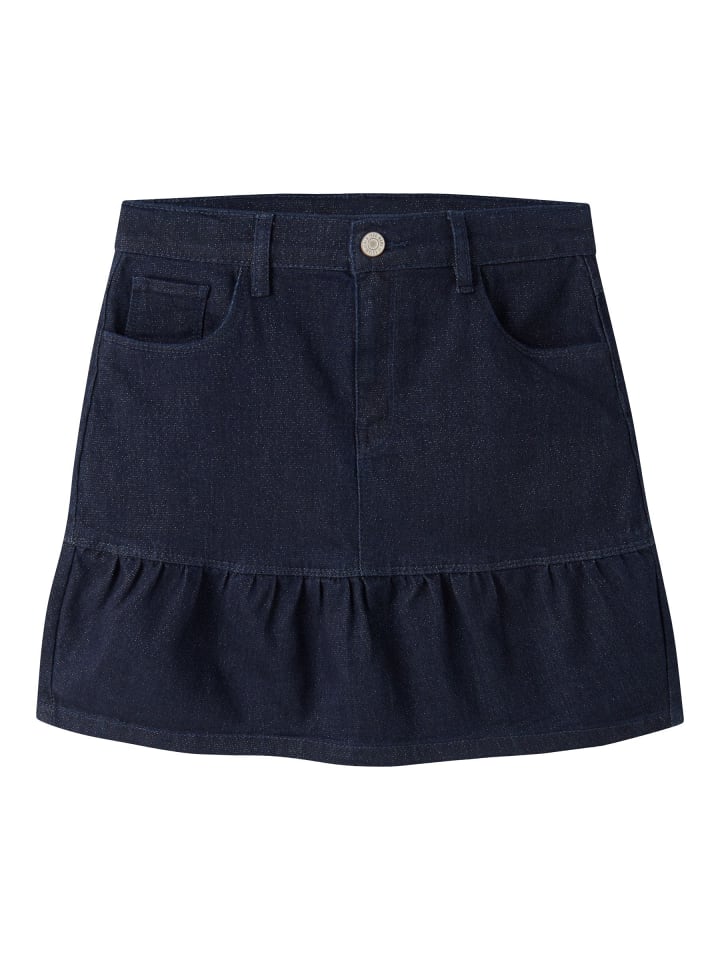 Jeansrock in Dark Blue Denim1