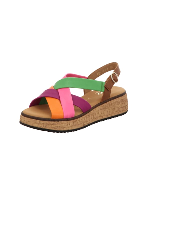 Sandalette in bunt