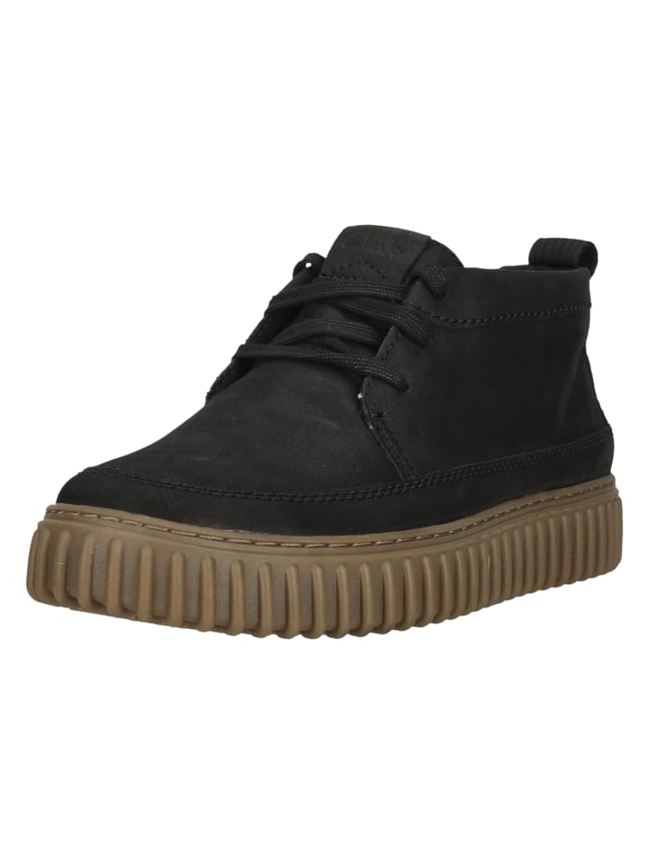 Ankle Boots Torhill Lace High in 1216 Black Leather