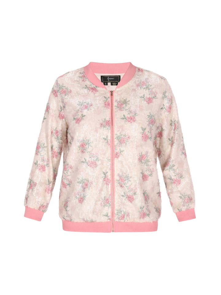 Women Jacket in offwhite rose