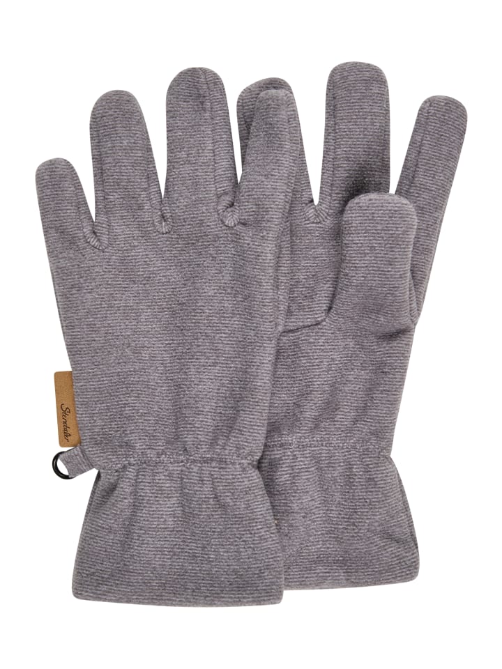 Fingerhandschuh uni in rauchgrau