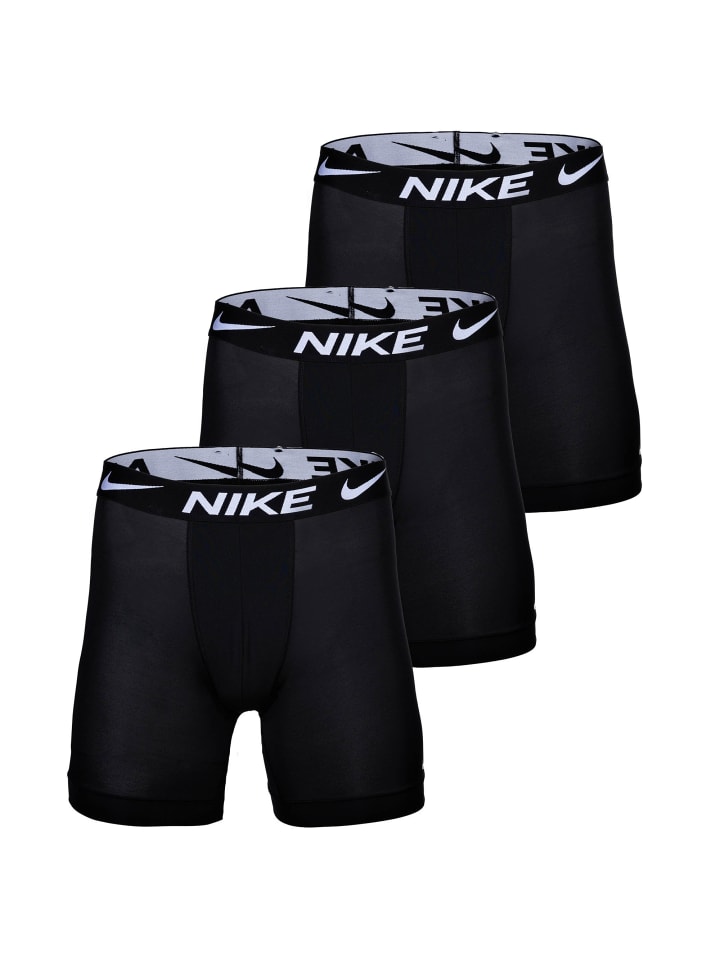 Boxershort 3er Pack in Schwarz