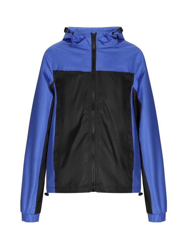 Damen Jacke in Schwarz Königsblau