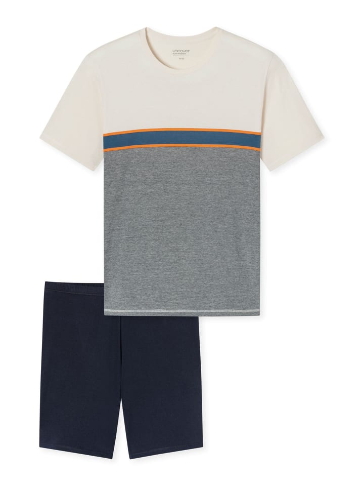 Schlafanzug Nightwear - kurz in Blau