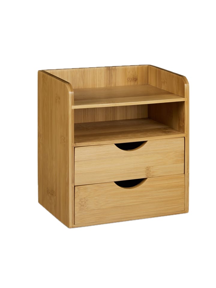Schreibtisch-Organizer Briefablage in Natur