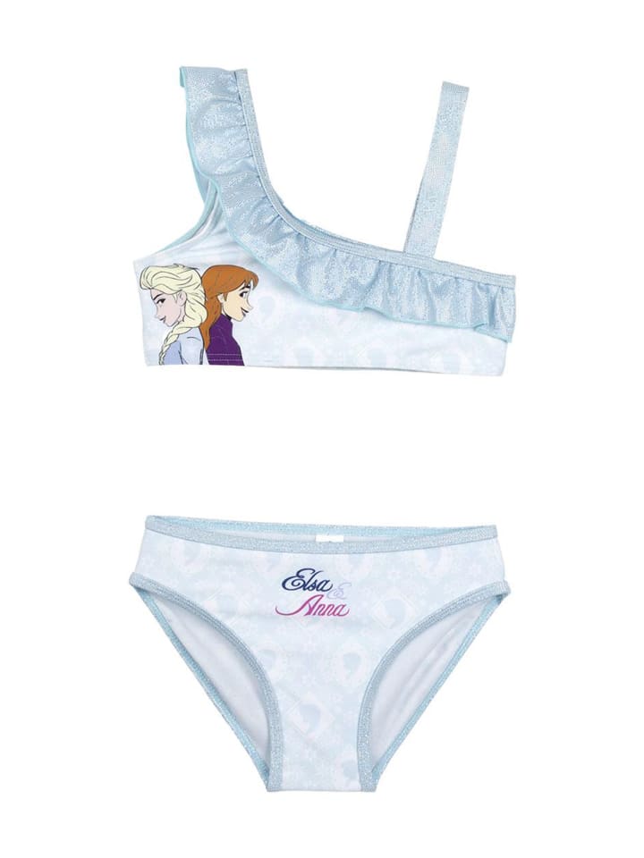 2tlg. Outfit: Bikini in Hell-Blau