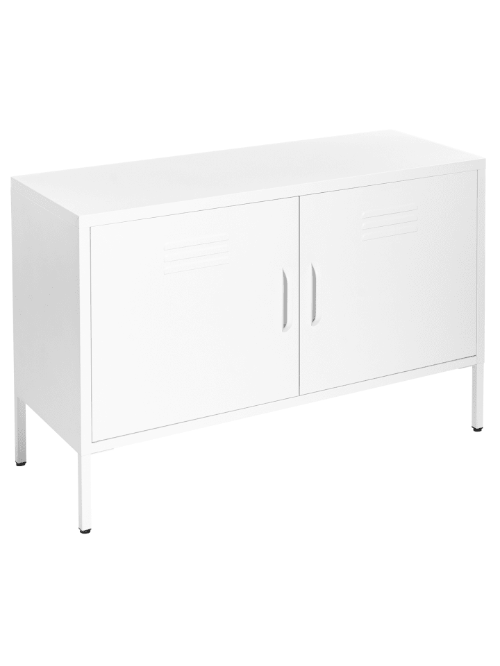 Büroschrank URIA in Weiß - (W) 100 x (H) 65 x (L) 40 cm