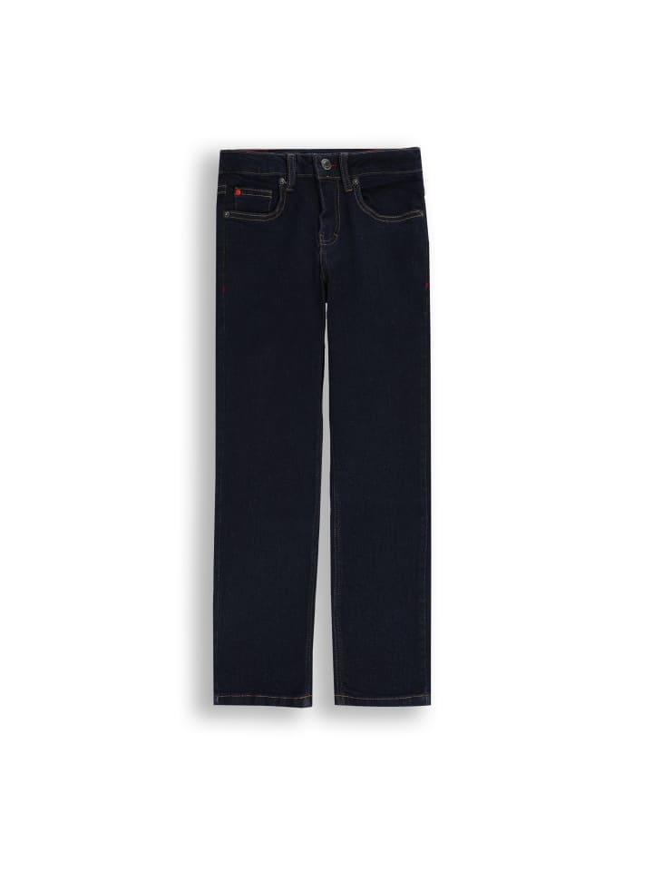 Jeanshose in dunkelblau