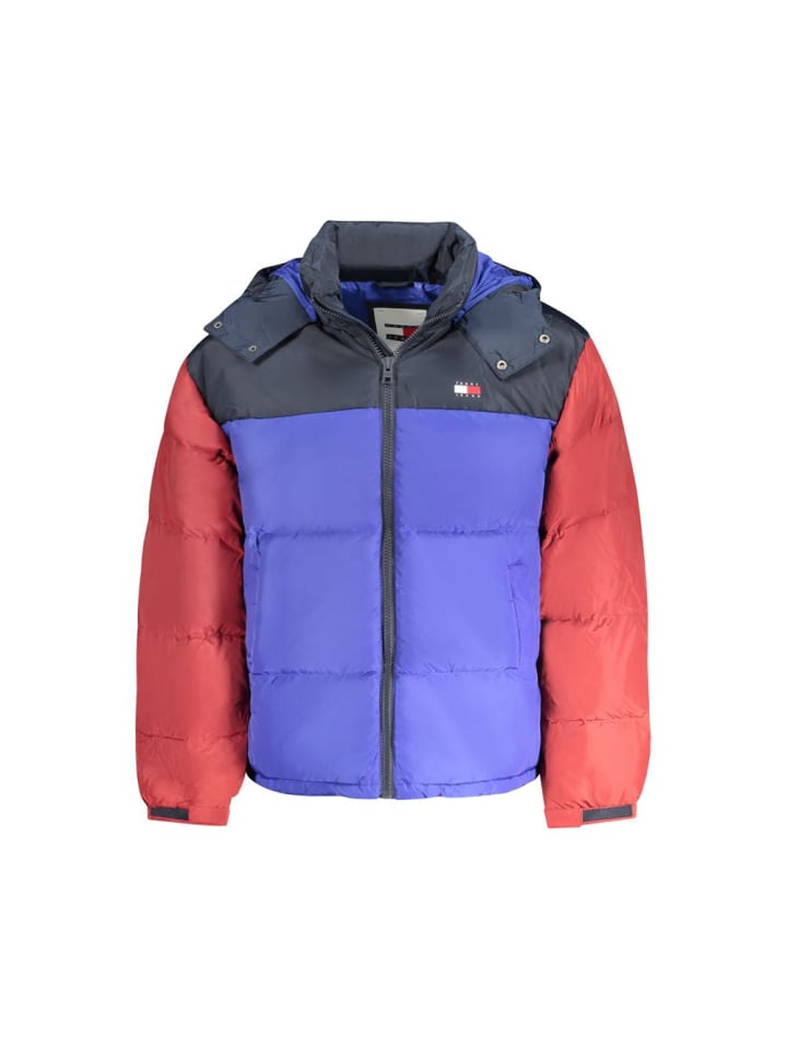 Blau Polyester Herren Jacke
