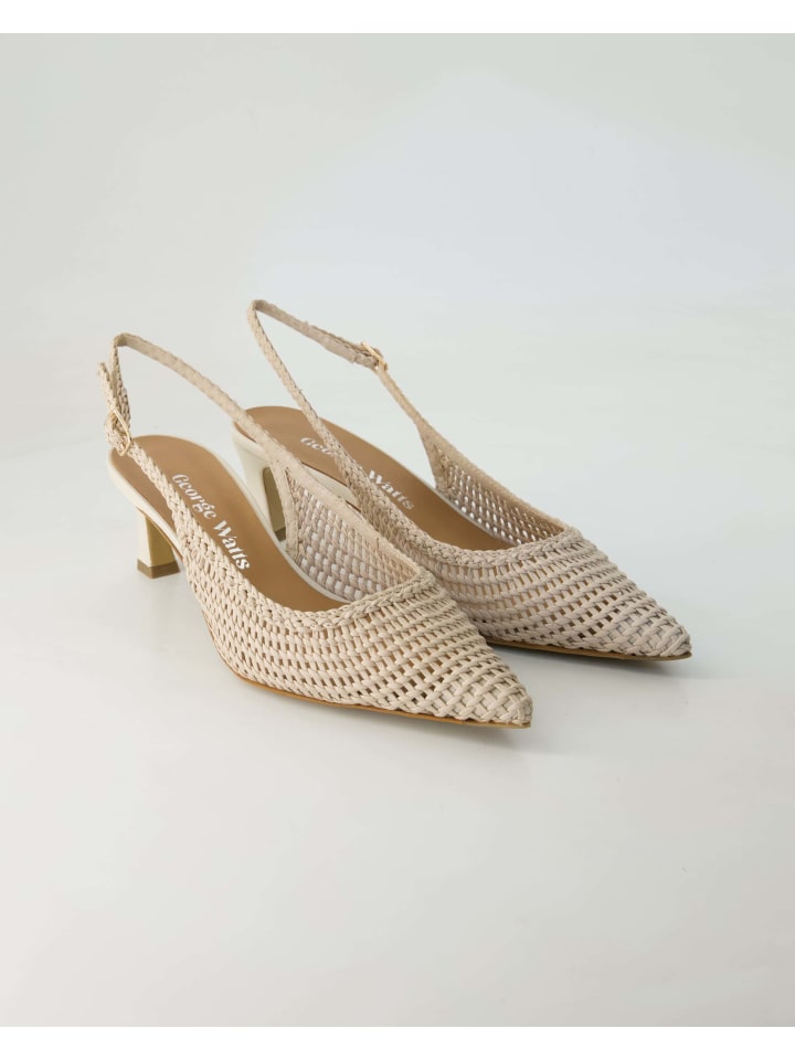 Slingpumps in Beige
