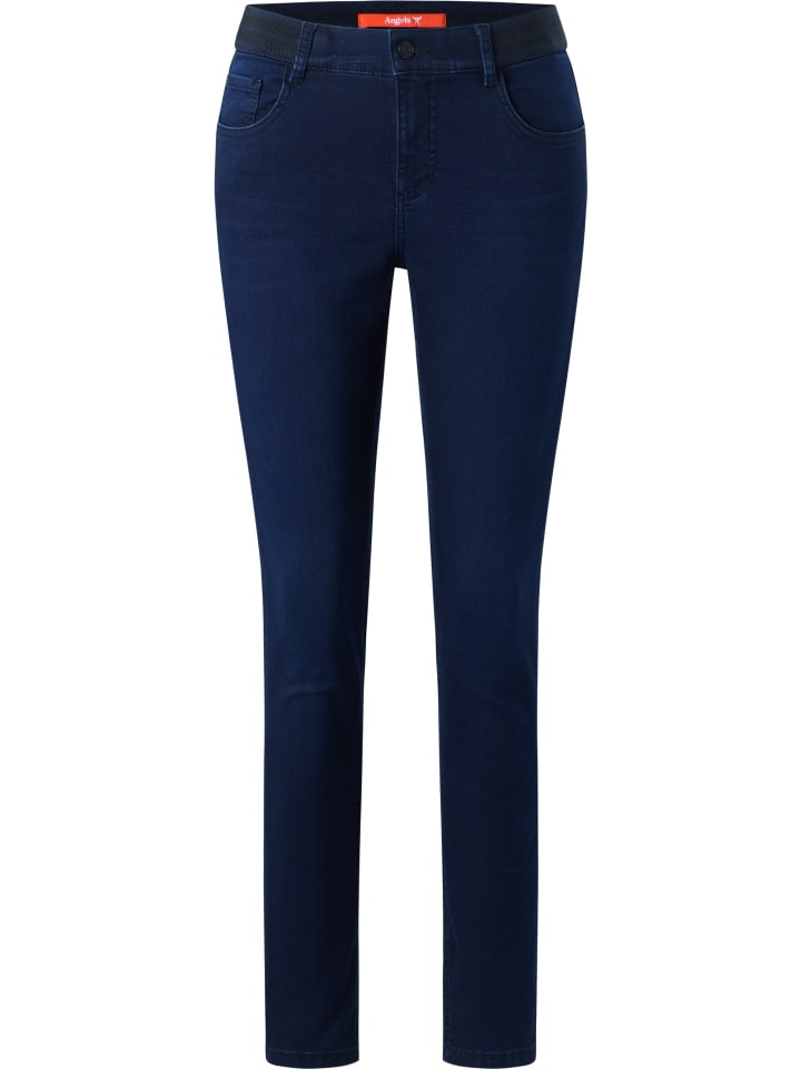 limango | Fit indigo Stretch-bund in One dark Size Slim günstig kaufen Mit Jeans ANGELS Jeans used