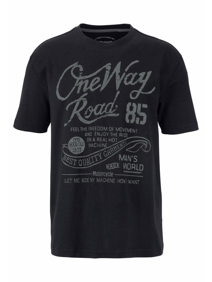 T-Shirt in schwarz