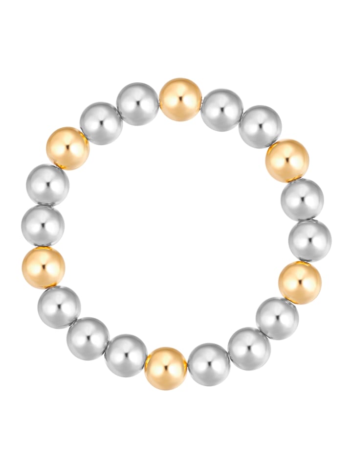 Armband aus Metall-Legierung in silber/gelbgold