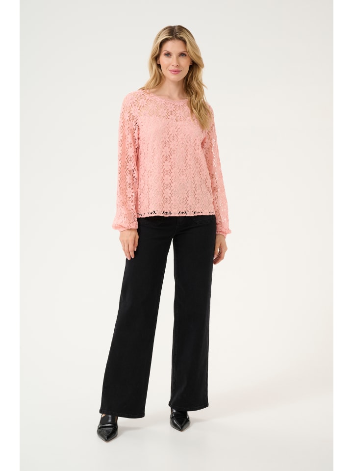 Bluse langarm KAsilja Regular fit in Misty Rose