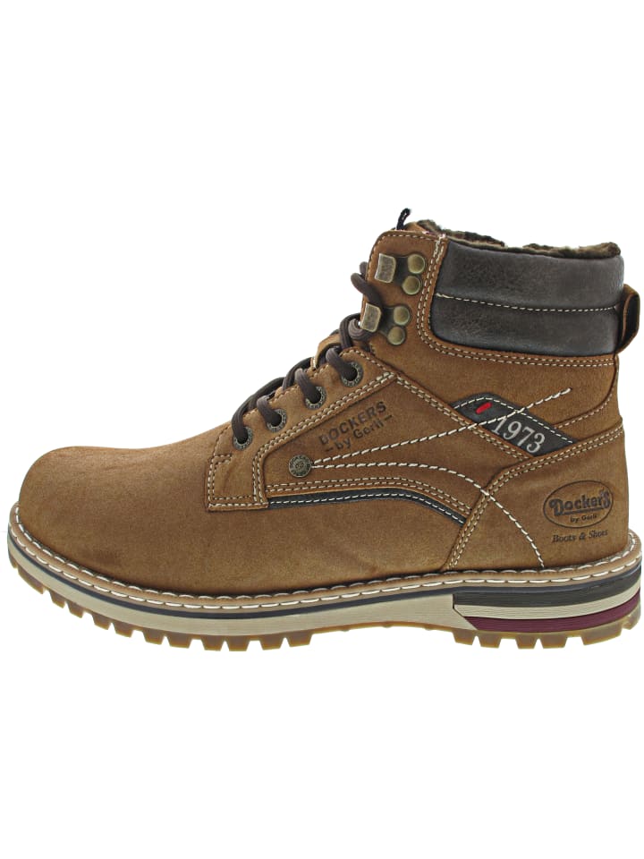 Schnürstiefel Braun