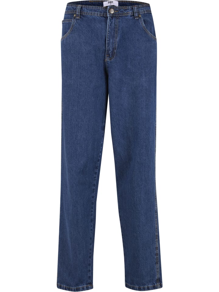 Loose Fit Jeans in midblue washed