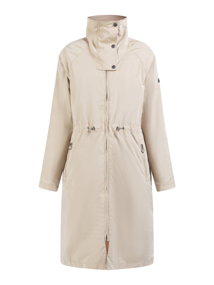 Damen Übergangsmantel - Recyceltes Material in Beige
