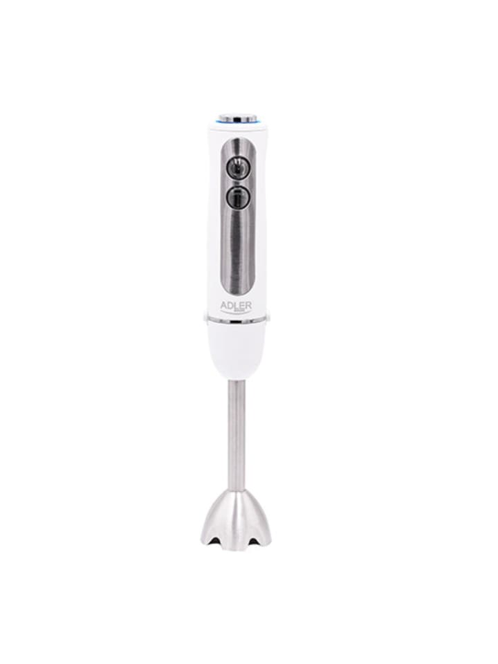 AD 4625 Stabmixer mit Edelstahlklinge 1500 W - 5 Geschwindigkeitsstufen in Weiß