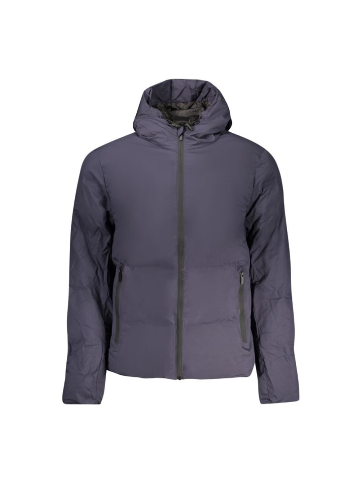 Blau Polyester Herren Jacke