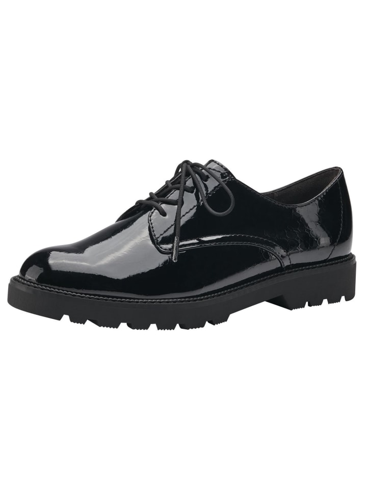 Halbschuh in BLK PATEN STR