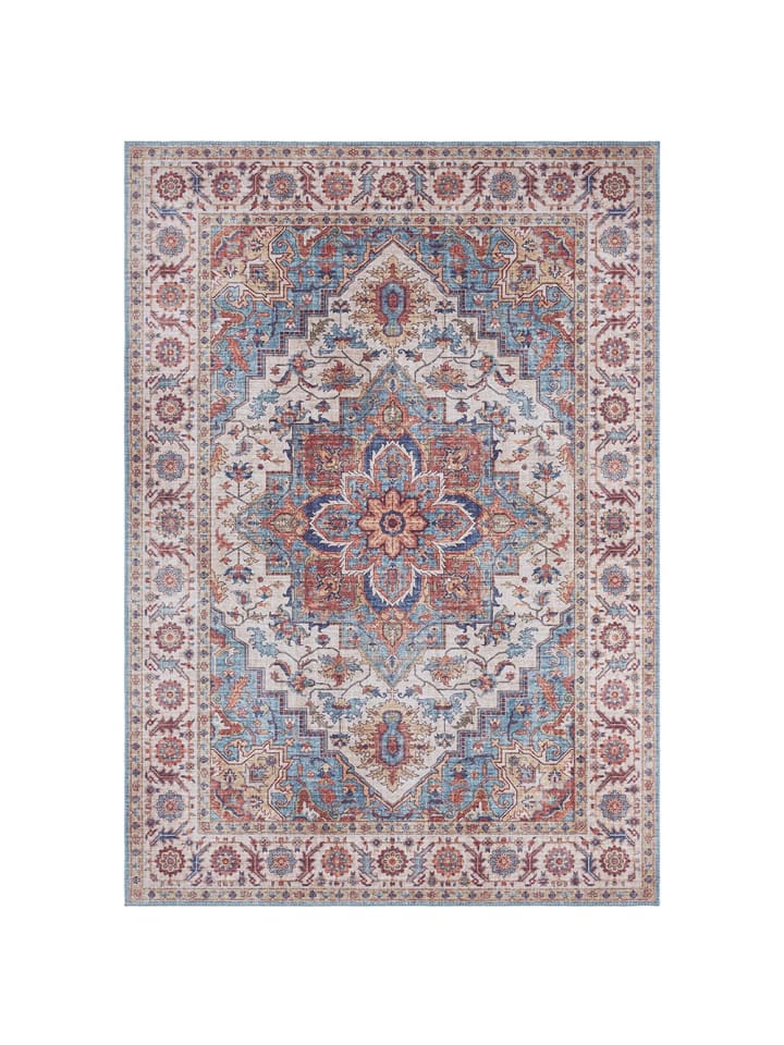 Vintage Teppich Anthea Cyanblau