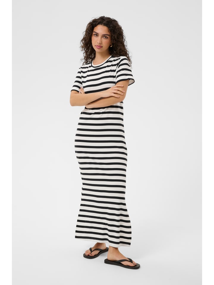 Kleid KAellen Tight fit in Chalk/Black Stripes