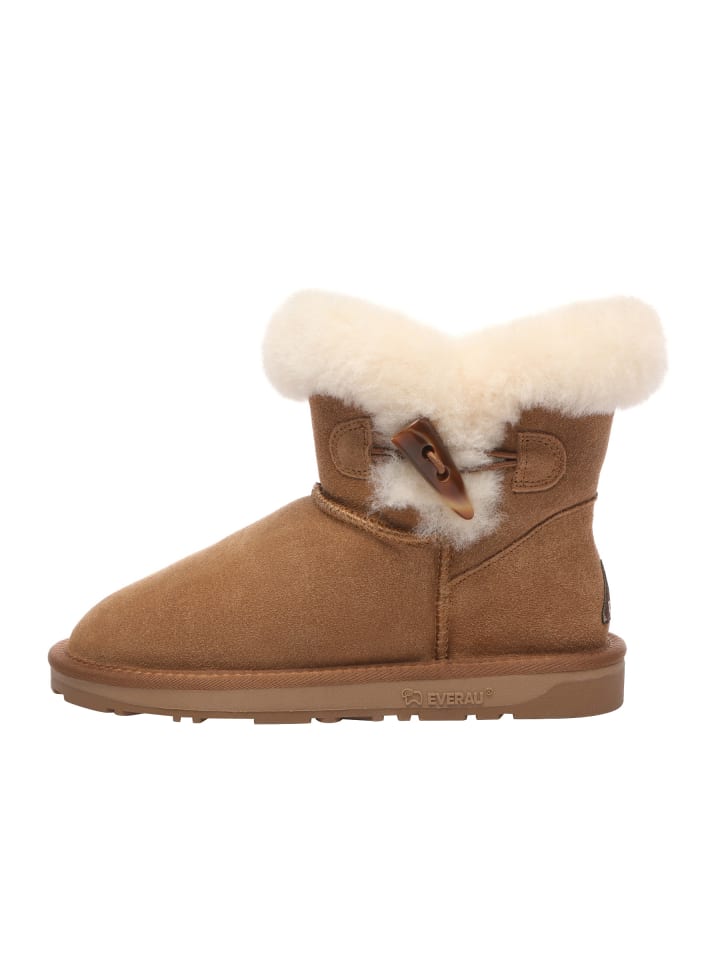 Horn Toggle Mini Stiefel Robin in Kastanie