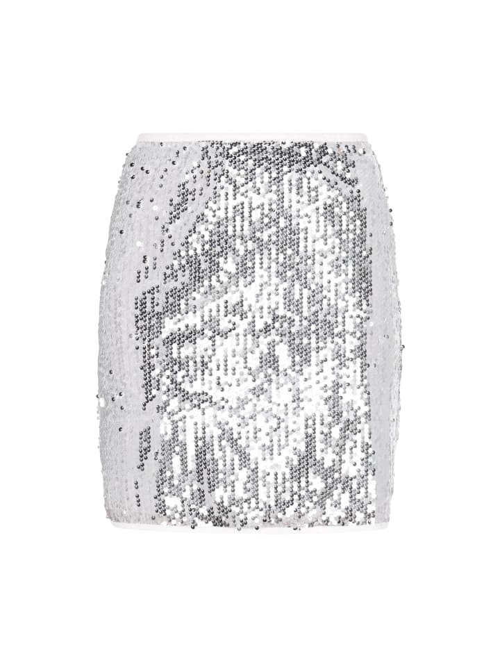 Women Skirt in silver